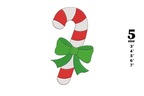 Candy Cane: A Sweet Embroidery Design for Handmade Gifts