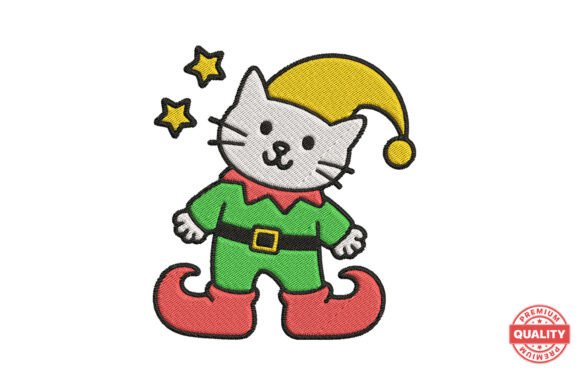 Christmas Cat Elf: Sweatshirt Design Review