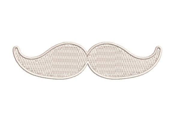 Classic White Moustache Embroidery Design Review