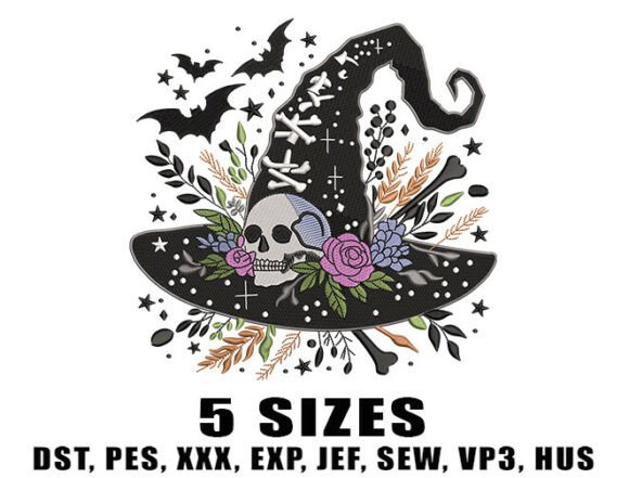 Flower Witch Hat Embroidery Design: Sweatshirt Review