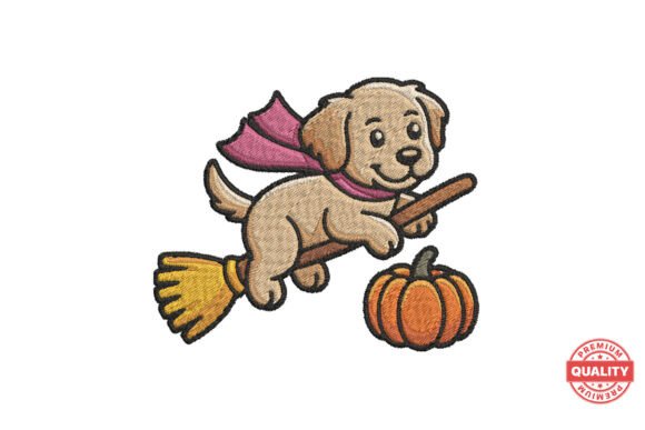 Flying Dog with Pumpkin Design Review for Etsy Sellers