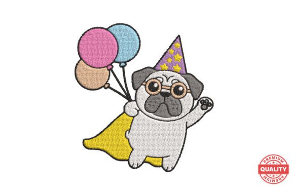 Flying Pug Wizard with Balloons: Seasonal Review
