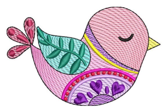 Folk Art Bird – Country Style Embroidery Review for Craft Fair Sellers