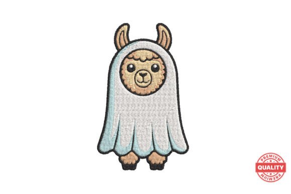 Ghost Alpaca Halloween: An Embroidery Designer's Review